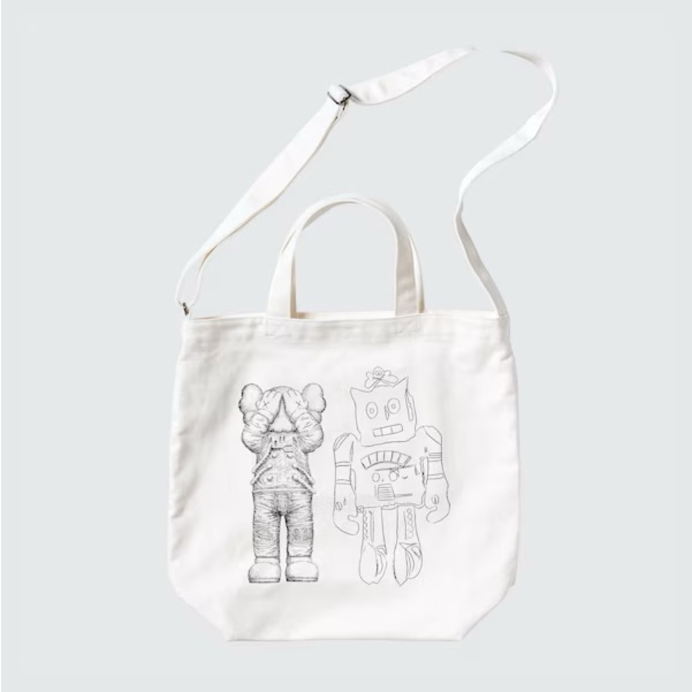 Uniqlo KAWS + Warhol 2-Way Tote Bag